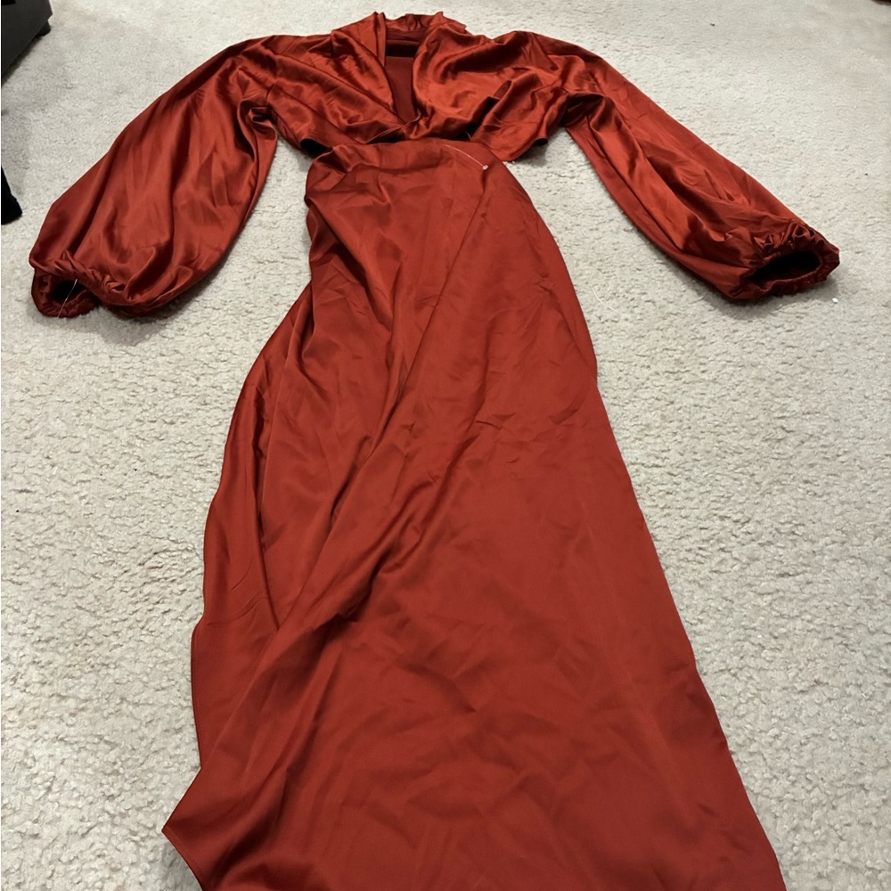 Elegant Rust red two piece set - Picture 3 of 4